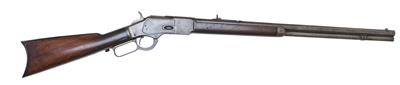 Unterhebelrepetierbüchse, Winchester, Mod.: 1873 Octagon Barrel Sporting Rifle, Kal.: .38 W. C. F. (.38-40 Winchester Center Fire), - Lovecké, sportovní a sběratelské zbraně