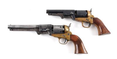 Konvolut aus zwei VL-Revolvern Fa Pietta und Uberti - Italien, Mod.: Colt Navy 1851, Kal.: .36", - Armi da caccia, competizione e collezionismo