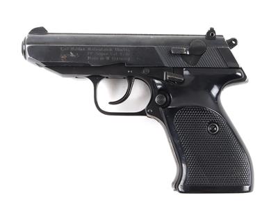 Pistole, Walther - Ulm, Mod.: PP Super, Kal.: 9 x 18, Nr.: 17481, Lauflänge: 92 mm, - Armi da caccia, competizione e collezionismo
