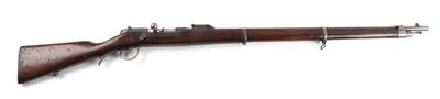 Repetierbüchse, OEWG - Steyr, Mod.: portugiesisches Infanteriegewehr 1886 System Kropatschek, Kal.: 8 x 60R port. Krop., - Sporting and Vintage Guns