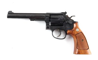 Revolver, Smith  &  Wesson, Mod.: 17-4, Kal.: .22 l. r., - Jagd-, Sport- u. Sammlerwaffen