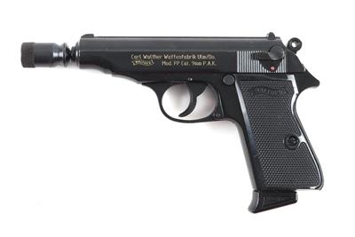 Schreckschußpistole, Walther Ulm, Modell: PP, Kal.: 9 mm P. A. K., - Armi da caccia, competizione e collezionismo