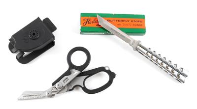 Konvolut aus Leatherman Raptor und Tanto Butterfly, - Sporting and Vintage Guns