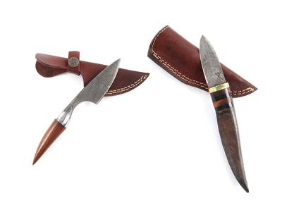 Konvolut aus zwei ungewöhnlichen Messern: - Sporting and Vintage Guns