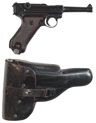Pistole, Mauser, Mod.: P08 - VOPO - Sicherheitspolizei Ostberlin, Kal.: 9 mm Para, - Jagd-, Sport- und Sammlerwaffen
