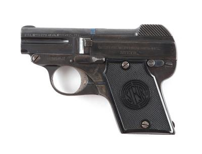 Pistole, Österreichische Waffenfabriksgesellschaft - Steyr, Mod.: 1909 Kipplauf, Kal.: 6,35 mm, - Jagd-, Sport- und Sammlerwaffen