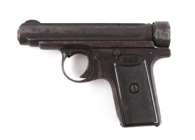 Pistole, Sauer  &  Sohn - Suhl, Mod.: 1913 zweite Ausführung des deutschen Heeres, Kal.: 7,65 mm, - Jagd-, Sport- und Sammlerwaffen