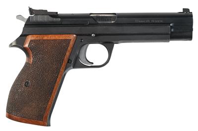 Pistole, SIG/Hämmerli Tiengen, Mod.: 210-6, Kal.: 9 mm Para, - Jagd-, Sport- und Sammlerwaffen