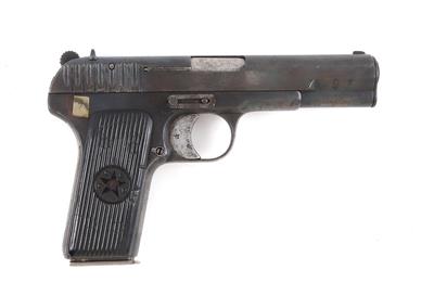 Pistole, unbekannter, russischer Hersteller, Mod.: Tokarev TT33 - frühe Fertigung, Kal.: 7,62 mm Tok., - Lovecké, sportovní a sběratelské zbraně