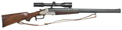 Triumphdrilling (Bockdrilling), J. Koschat - Ferlach, Kal.: 6,5 x 57R/.22 l. r./16/70, - Sporting and Vintage Guns