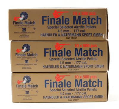 11.000 Luftgewehrkugeln, HN, Final Match, Special Selected Airrifle Pellets, Kal. 4,5 mm, - Jagd-, Sport- und Sammlerwaffen