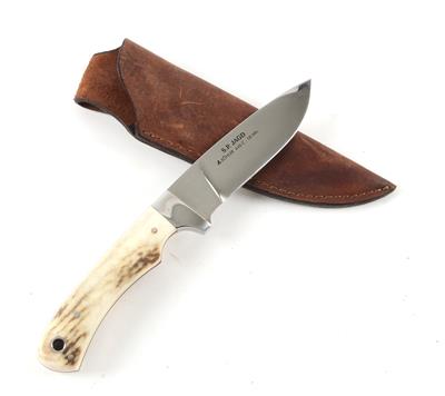 Jagdmesser, S. P. Jagd, Klinge 440 Stainless 102 mm, - Armi da caccia, competizione e collezionismo