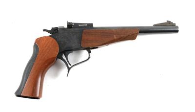 Kipplaufpistole mit zwei Wechselläufen, Thompson Center, Mod.: Contender, Kal.: .357 Mag., - Sporting and Vintage Guns
