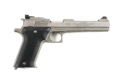 Pistole, AMT, Automag II, Kal.: .22 Mag., - Jagd-, Sport- und Sammlerwaffen  19.03.2021 - Erzielter Preis: EUR 435 - Dorotheum