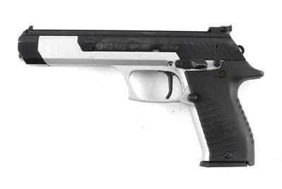 Pistole, CZ, Mod.: 122 Sport, Kal.: .22 l. r., - Jagd-, Sport- und Sammlerwaffen