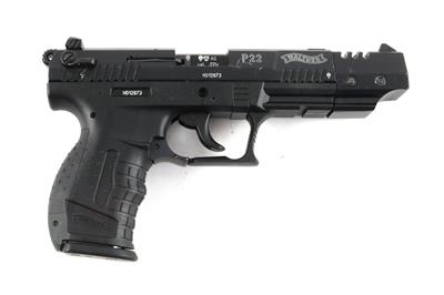 Pistole, Walther, Mod.: P22 mit Kompensator, Kal.: .22 l. r., - Armi da caccia, competizione e collezionismo