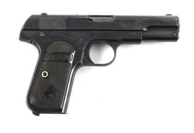 Pistole, Colt, Mod.: 1903 Pocket Model Automatic .32 Caliber "hammerless", Kal.: .32 Auto (7,65 mm Browning), - Armi d'ordinanza