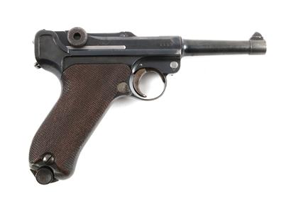 Pistole, DWM, Mod.: P08 - Militärbestellung 1908, Kal.: 9 mm Para, - Armi d'ordinanza