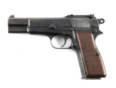 Pistole, FN - Browning, Mod.: 1935 HP der belgischen Armee mit Anschlagschaft, Kal.: 9 mm Para, - Sporting and Vintage Guns