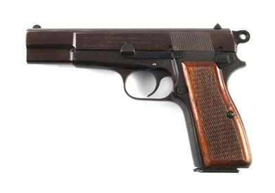 Pistole, FN - Browning, Mod.: High Power 1935 - WaA 140, Kal.: 9 mm Para, - Jagd-, Sport- und Sammlerwaffen