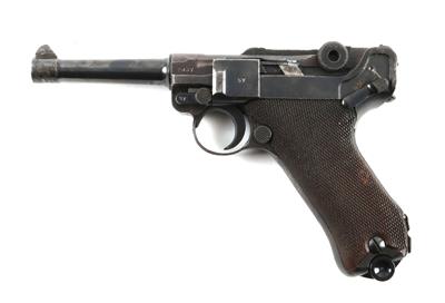 Pistole, Mauser, Mod.: P08 - Militärbestellung 1934, Kal.: 9 mm Para, - Jagd-, Sport- und Sammlerwaffen