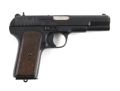 Pistole, unbekannter, russischer Hersteller, Mod.: Tokarev TT33, Kal.: 7,62 mm Tok., - Jagd-, Sport- und Sammlerwaffen