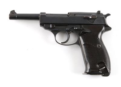 Pistole, Walther - Zella/Mehlis, Mod.: P38, Kal.: 9 mm Para, - Jagd-, Sport- und Sammlerwaffen