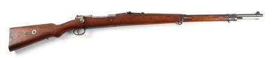 Repetierbüchse, Deutsche Waffen- und Munitionsfabriken Berlin, Mod.: argentinisches Infanteriegewehr 1908 System Mauser, Kal.: 7,65 x 53 mm argent., - Ordnance weapons