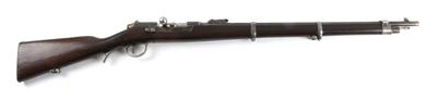 Repetierbüchse, OEWG - Steyr, Mod.: portugiesisches Kurzgewehr 1886 System Kropatschek, Kal.: 8 x 60R port. Krop., - Jagd-, Sport- und Sammlerwaffen