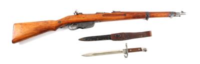 Repetierbüchse, Waffenfabrik Steyr, Mod.: Repetierkarabinerstutzen M.1895 System Mannlicher, Kal.: 8 x 56R, - Ordnance weapons