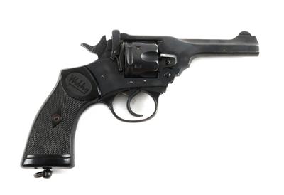 Revolver, Webley  &  Scott Ltd.- Birmingham, Mark IV der Royal Hong Kong Police, Kal.: .38 S & W, - Jagd-, Sport- und Sammlerwaffen