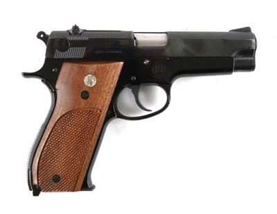Pistole, Smith  &  Wesson, Mod.: 39, Kal.: 9 mm Para, - Armi da caccia, competizione e collezionismo