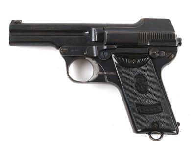 Pistole, Steyr, Mod.: 1909/34 Kipplauf der Wiener Sicherheitswache, Kal.: 7,65 mm, - Armi da caccia, competizione e collezionismo