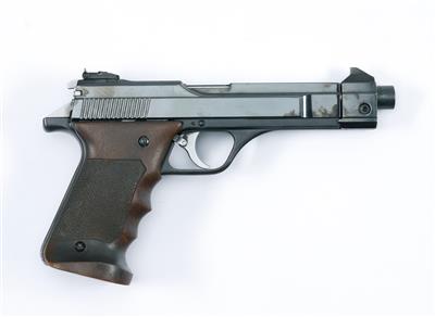 Pistole, Benelli - Urbino, Mod.: B76S mit Laufgewicht, Kal.: 9 mm Para, - Armi da caccia, competizione e collezionismo