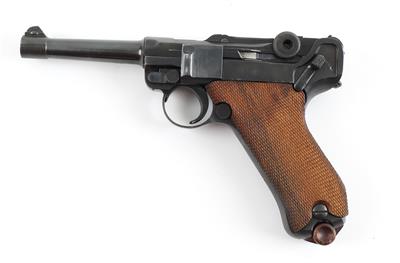 Pistole, DWM, Mod.: P08 rheinisches Infanterie-Regiment Nr. 65, Kal.: 9 mm Para, - Sporting and Vintage Guns
