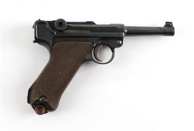 Pistole, Erfurt, Mod.: Pistooli m/23 P08 - SA Suomen Armeija, Kal.: 7,65 mm Para, - Armi da caccia, competizione e collezionismo