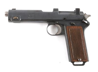 Pistole, Steyr, Mod.: 1912 - rumänische Militärausführung mit Holster, Kal.: 9 mm Steyr, - Armi da caccia, competizione e collezionismo