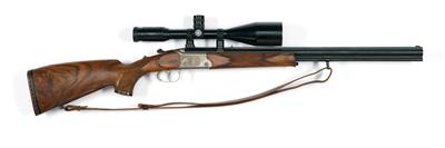 Bockbüchsflinte, Werner Sodia - Salzburg, Mod.: System und Design Horst Blaser - Modell Jagd, Kal.: 5,6 x 52R/20/76, - Sporting & Vintage Guns