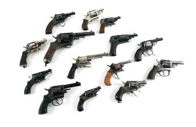 Großkonvolut aus 14 Revolvern, - Armi da caccia, competizione e collezionismo
