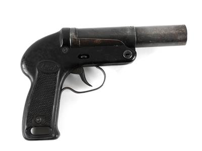 Leuchtpistole des österreichischen Bundesheeres, Genossenschaft der Büchsenmacher - Ferlach, Mod.: LP57, Kal.: 4, - Sporting & Vintage Guns