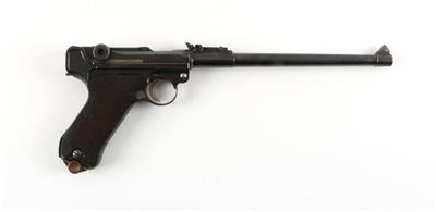 Pistole, DWM, Mod.: 1920 American Eagle Umbau auf Ari, Kal.: 9 mm Para, - Armi da caccia, competizione e collezionismo