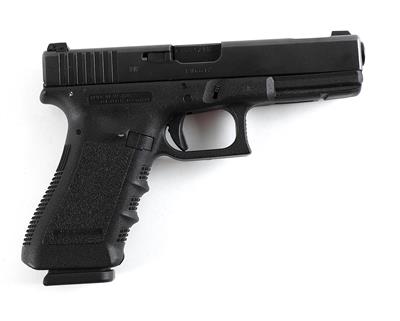 Pistole, Glock, Mod.: 17C, mit Kompensatorlauf, Kal.: 9 mm Para, - Armi da caccia, competizione e collezionismo