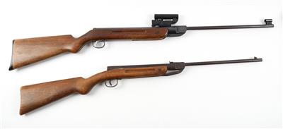 Druckluftgewehrkonvolut, Diana, Mod.: 22 und 36, Kal.: 4,5 mm, - Sporting & Vintage Guns