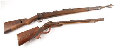 Konvolut aus Repetierbüchse, Mauser, Mod.: K98k - Fertigung 1935, Kal.: 8 x 57IS, - Armi da caccia, competizione e collezionismo