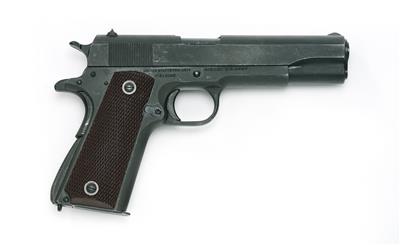 Pistole, Colt, Mod. Colt 1911 A1 - US Army Fertigung 1943, Kal.: .45 ACP, - Armi da caccia, competizione e collezionismo