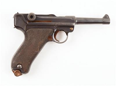 Pistole, DWM, Mod.: P08 des niederrheinischen Füsilierregiments Nr. 39, Kal.: 7,65 mm Para, - Lovecké, sportovní a sběratelské zbraně