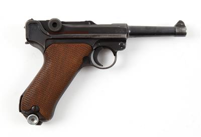 Pistole, Mauser - Oberndorf, Mod.: P08 - nummerngleich, Kal.: 9 mm Para, - Armi da caccia, competizione e collezionismo
