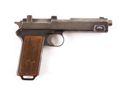 Pistole, Steyr, Mod.: Repetierpistole M.12, Kal.: 9 mm Steyr, - Lovecké, sportovní a sběratelské zbraně