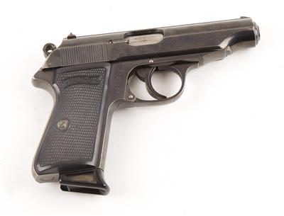 Pistole, Walther - Zella/Mehlis, Mod.: PP 4. Ausführung - 1938, Kal.: 7,65 mm, - Jagd-, Sport-, & Sammlerwaffen
