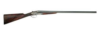 Seitenschloß-Doppelflinte, J. Purdey - London mit zugehörigem Oak  &  Leather-Koffer, Kal.: 12/65, - Jagd-, Sport-, & Sammlerwaffen